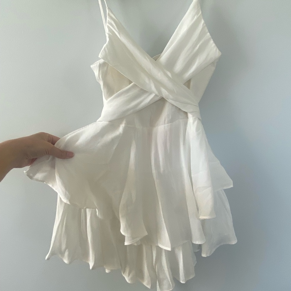 NWT White Hello Molly Romper